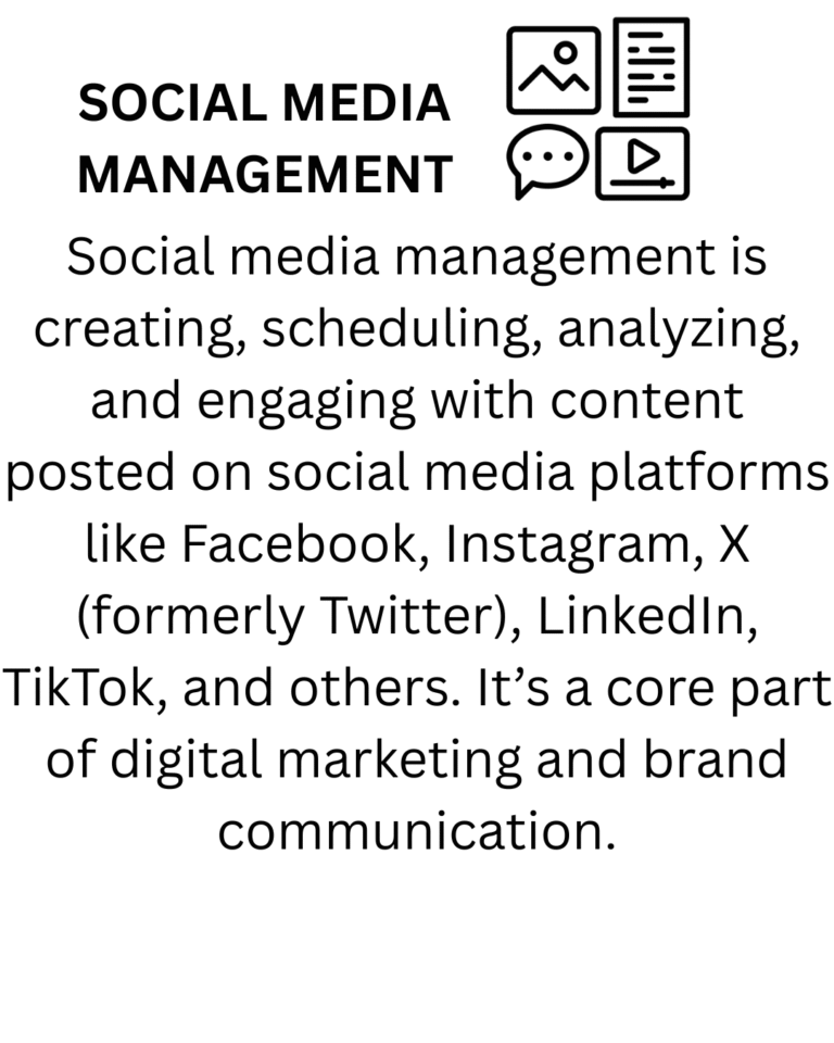 SOCIAL MEDIA MANAGEMENT